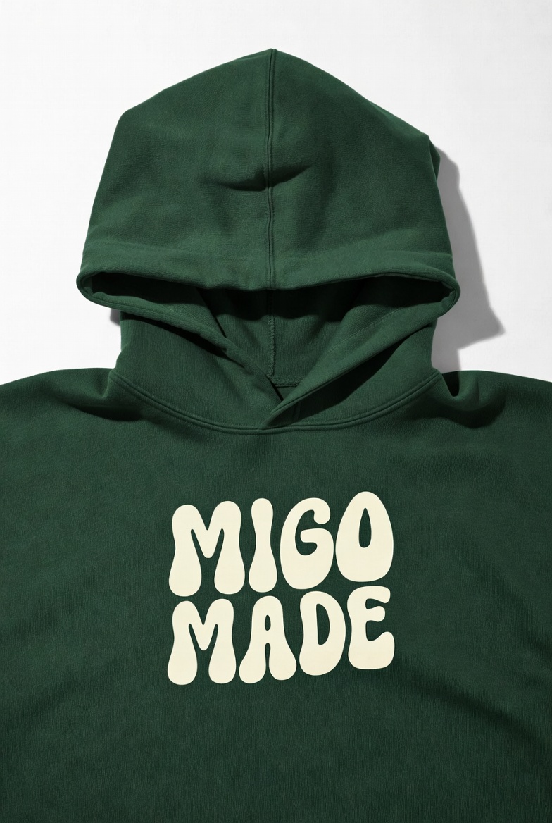 Forest green Migo Made The everyday hoodie